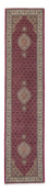 Biegacz Dywan perski - Tabriz - 343 x 81 cm - ciemna czerwień