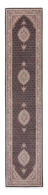 Biegacz Dywan perski - Tabriz - Królewski - 391 x 82 cm - ciemnoniebieski