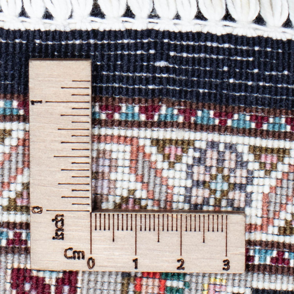 Biegacz Dywan perski - Tabriz - Królewski - 391 x 82 cm - ciemnoniebieski