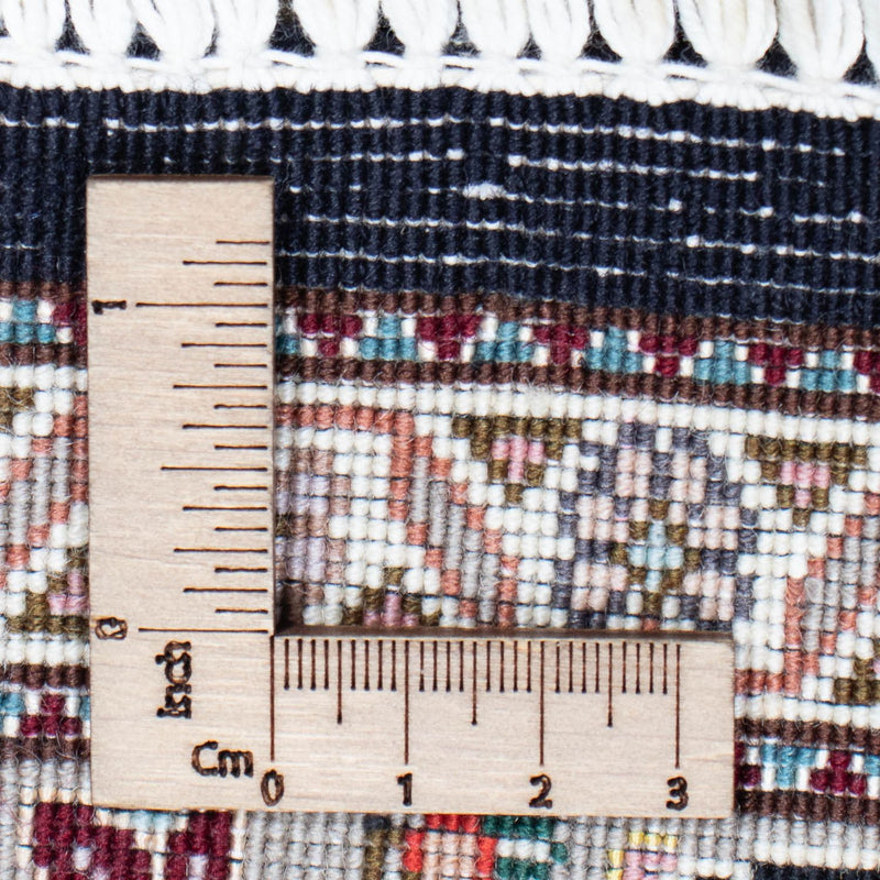 Biegacz Dywan perski - Tabriz - Królewski - 391 x 82 cm - ciemnoniebieski