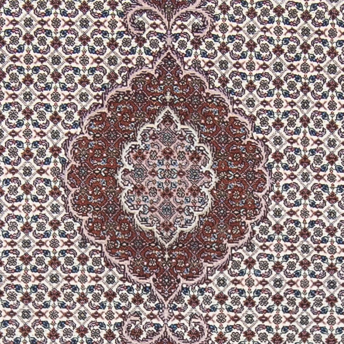 Biegacz Dywan perski - Tabriz - 405 x 83 cm - wielokolorowy