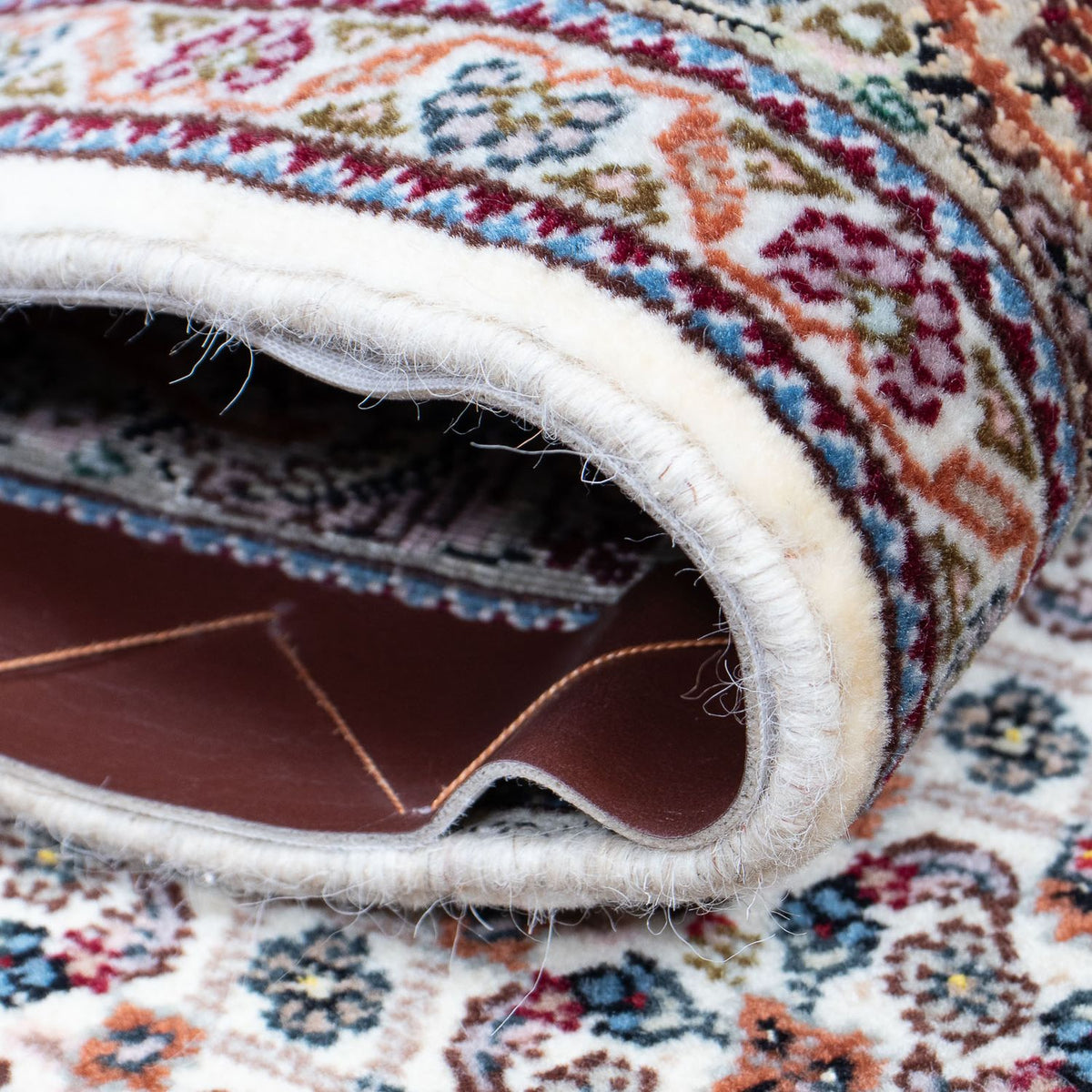 Biegacz Dywan perski - Tabriz - 405 x 83 cm - wielokolorowy