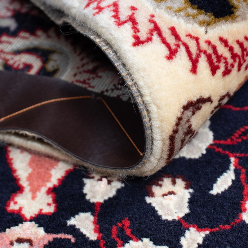 Dywan perski - Tabriz - Królewski - 92 x 61 cm - ciemnoniebieski