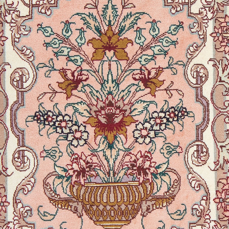 Dywan perski - Tabriz - Królewski - 92 x 59 cm - jasna czerwień