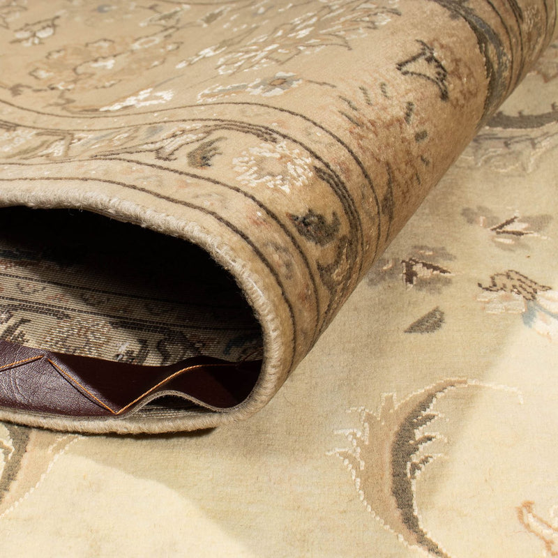 Dywan perski - Tabriz - Królewski - 308 x 201 cm - beżowy