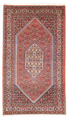 Biegacz Dywan perski - Bijar - 182 x 106 cm - czerwony
