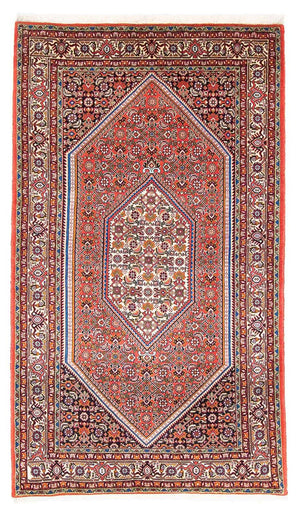 Biegacz Dywan perski - Bijar - 182 x 106 cm - czerwony