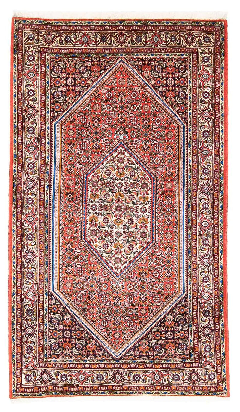 Biegacz Dywan perski - Bijar - 182 x 106 cm - czerwony