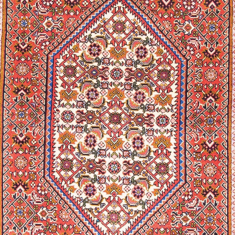 Biegacz Dywan perski - Bijar - 182 x 106 cm - czerwony