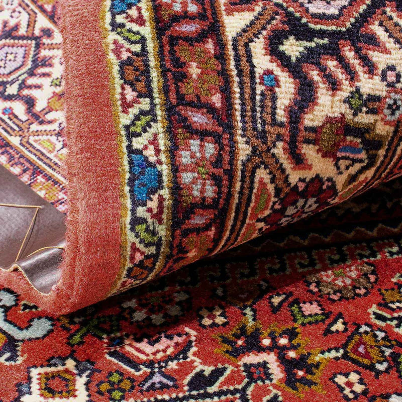 Biegacz Dywan perski - Bijar - 182 x 106 cm - czerwony