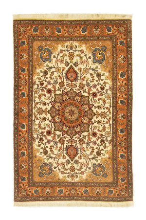 Dywan perski - Tabriz - Królewski - 158 x 102 cm - beżowy