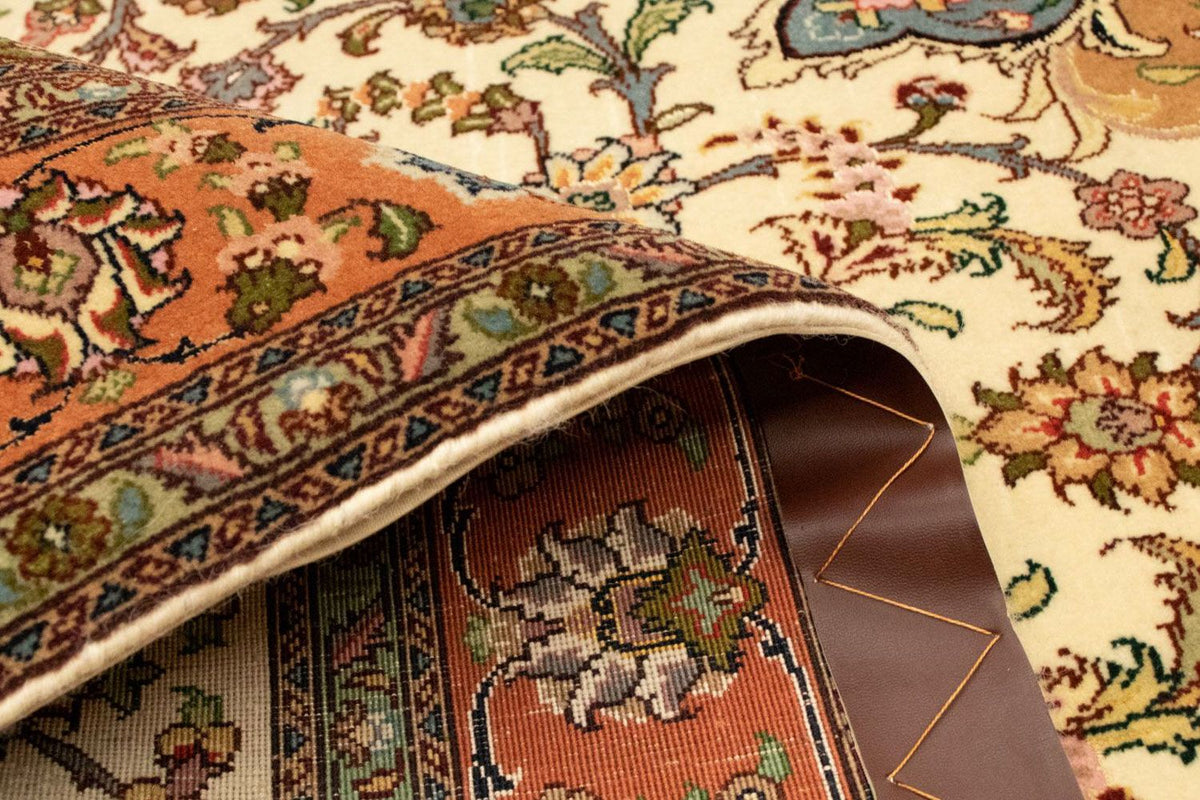 Dywan perski - Tabriz - Królewski - 158 x 102 cm - beżowy