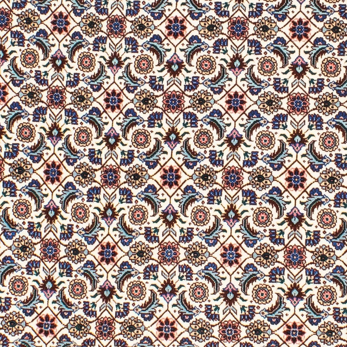 Dywan perski - Tabriz - Królewski okrągły  - 150 x 150 cm - beżowy