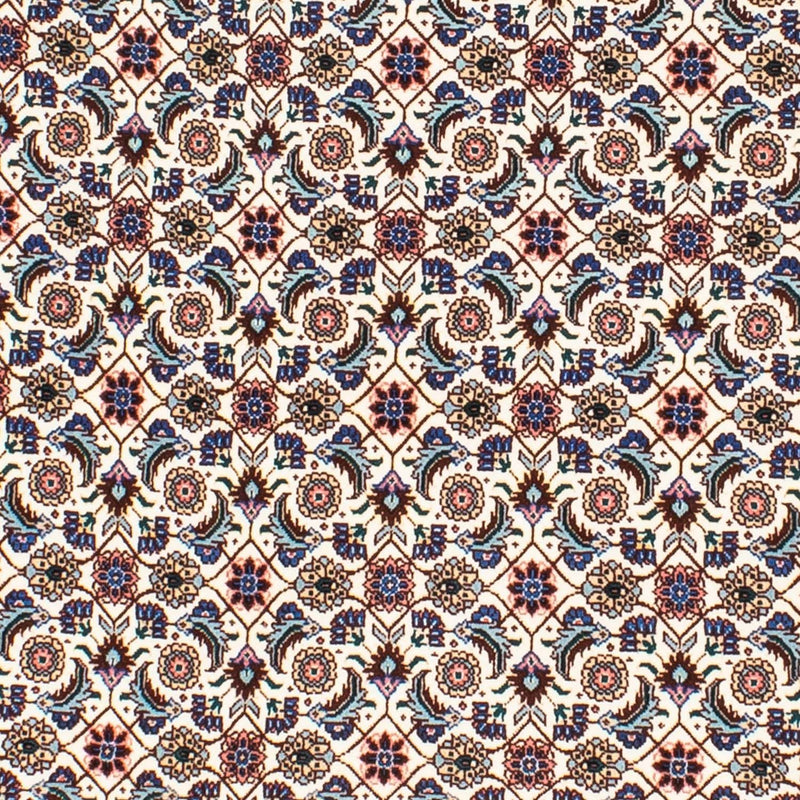 Dywan perski - Tabriz - Królewski okrągły  - 150 x 150 cm - beżowy