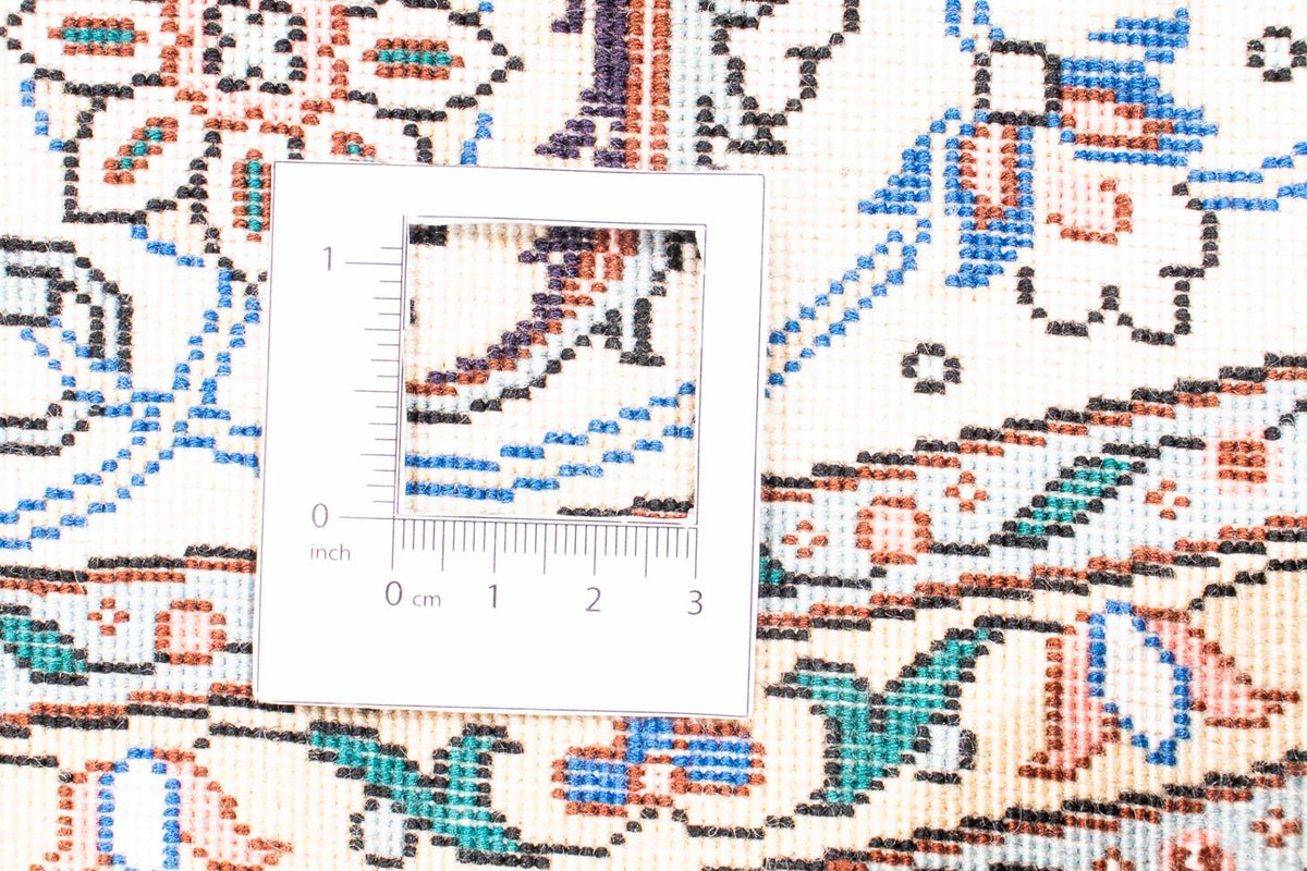 Dywan perski - Tabriz - Królewski okrągły  - 150 x 150 cm - beżowy