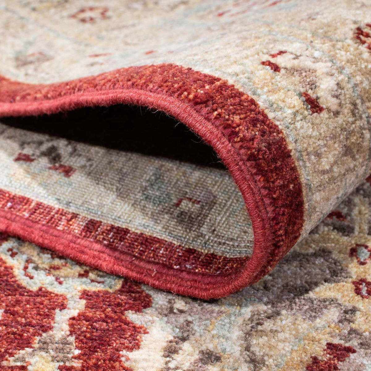 Dywan Zieglera - 269 x 177 cm - ciemna czerwień