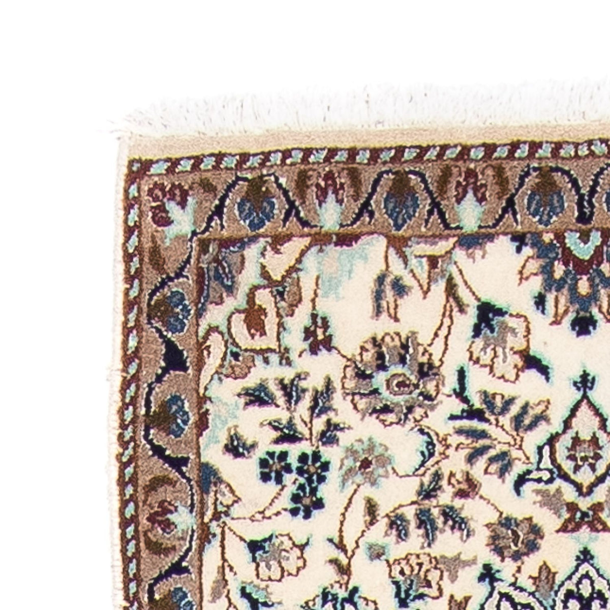 Biegacz Dywan perski - Nain - 376 x 75 cm - beżowy