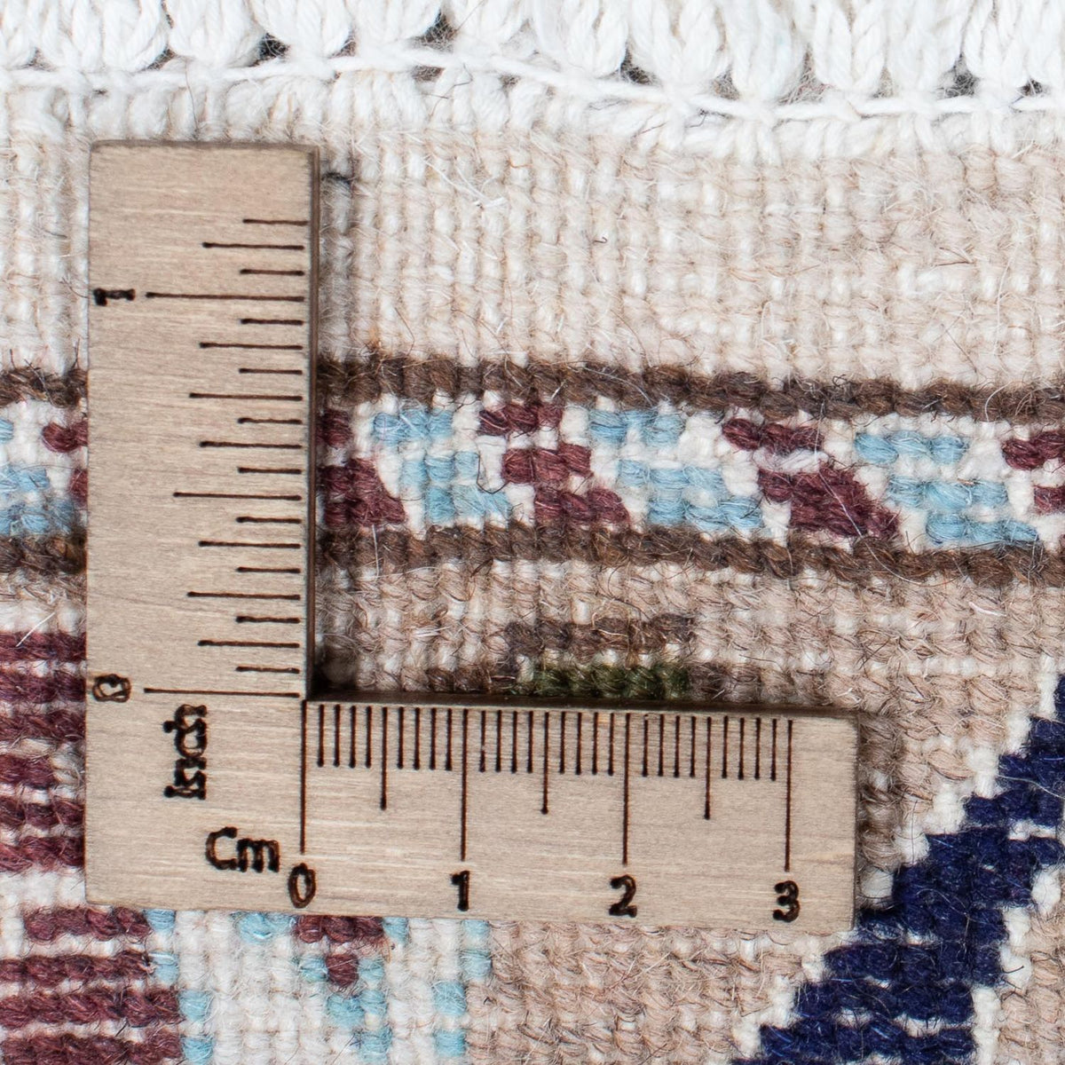 Biegacz Dywan perski - Nain - 376 x 75 cm - beżowy