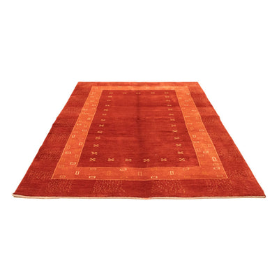 Dywan Gabbeh - perski - 227 x 166 cm - czerwony