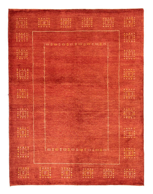 Dywan Gabbeh - perski - 194 x 150 cm - czerwony