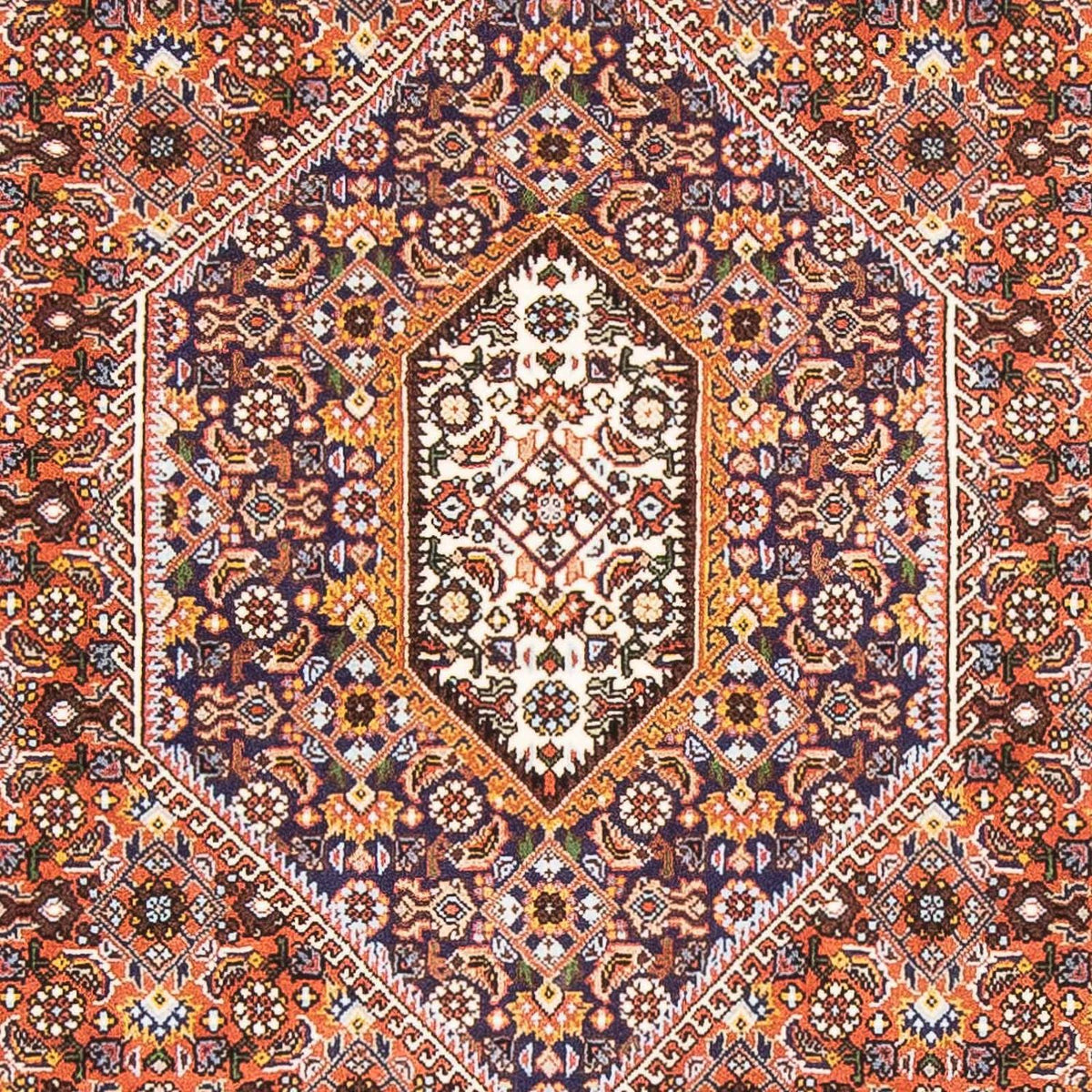 Dywan perski - Bijar - 164 x 112 cm - niebieski