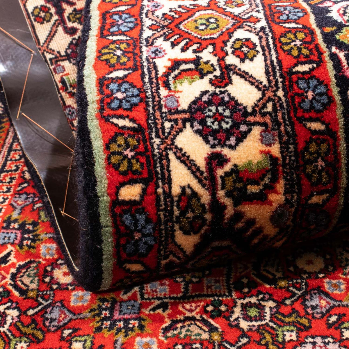 Dywan perski - Bijar - 173 x 112 cm - czerwony