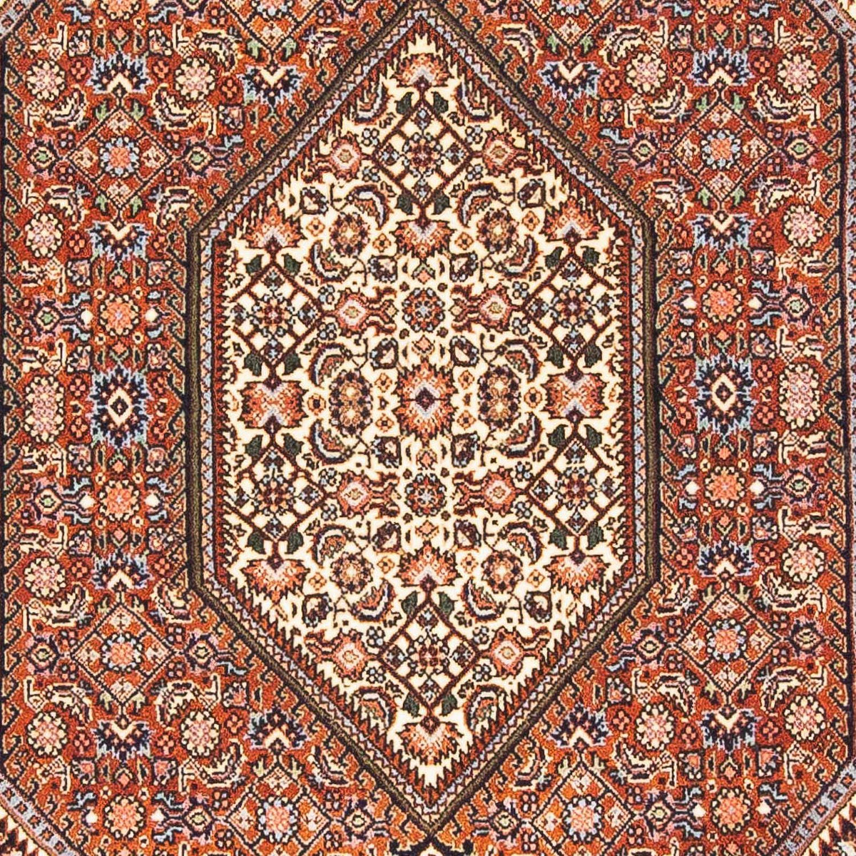 Dywan perski - Bijar - 150 x 108 cm - czerwony