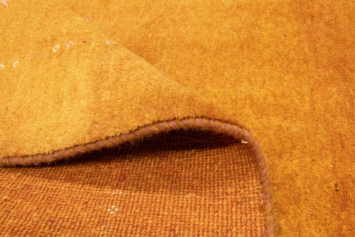 Dywan Gabbeh - perski - 187 x 147 cm - złoto