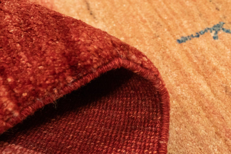 Biegacz Dywan Gabbeh - perski - 288 x 66 cm - wielokolorowy