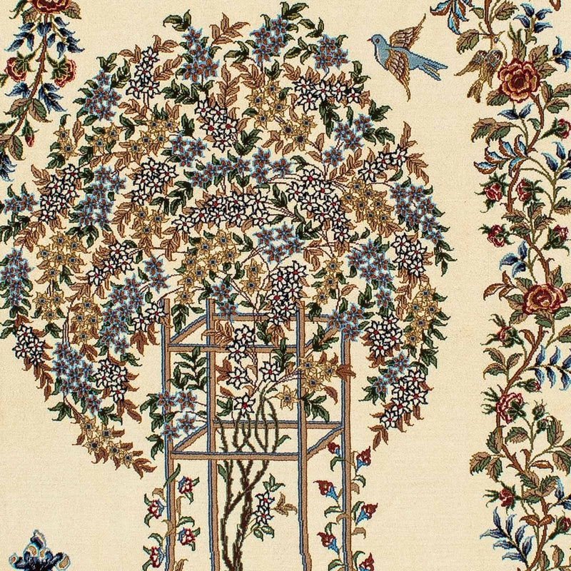 Dywan perski - Ghom - 205 x 135 cm - beżowy