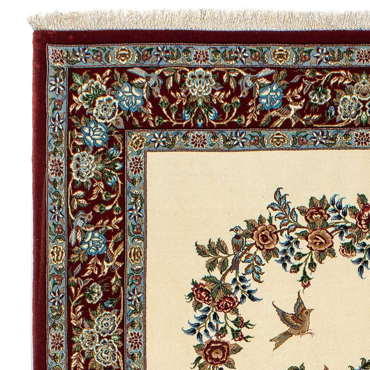 Dywan perski - Ghom - 205 x 135 cm - beżowy