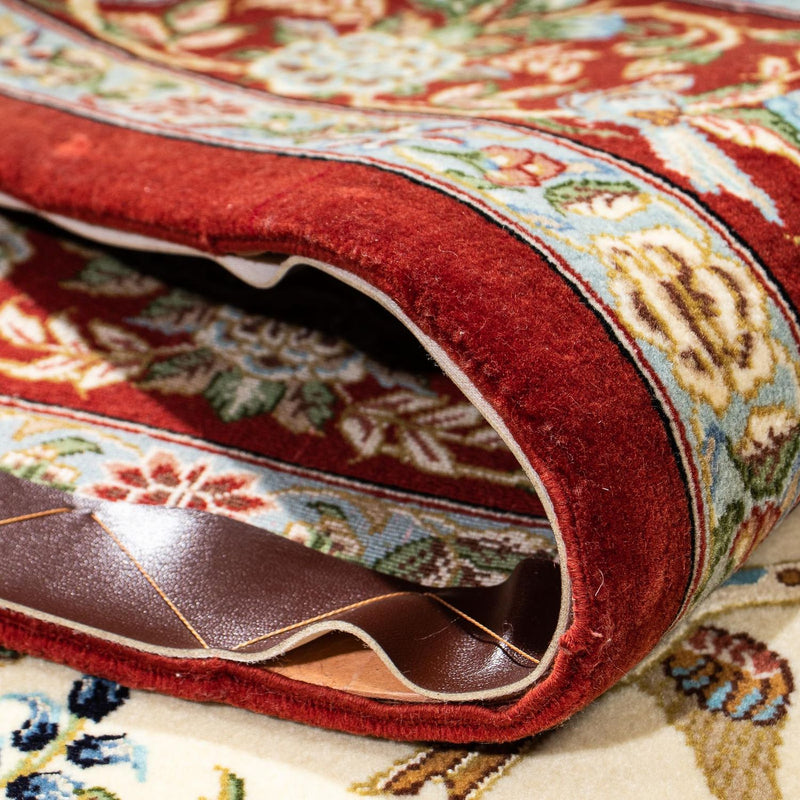 Dywan perski - Ghom - 205 x 135 cm - beżowy