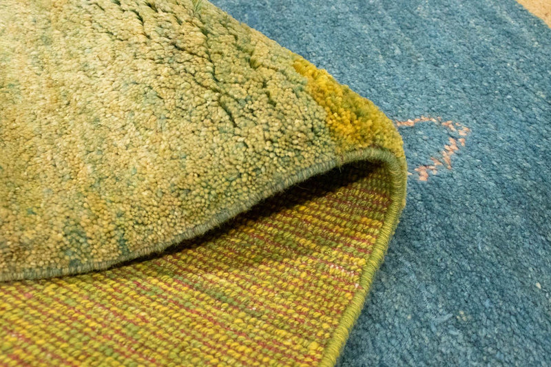 Biegacz Dywan Gabbeh - perski - 289 x 61 cm - wielokolorowy