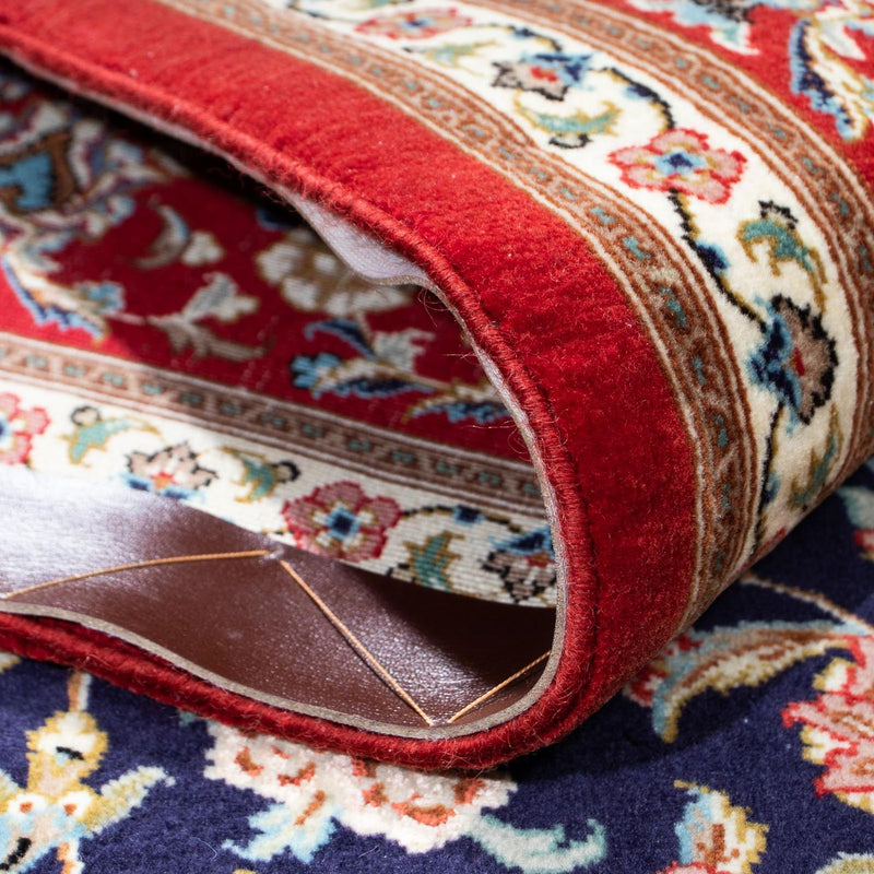 Dywan perski - Ghom - 200 x 130 cm - ciemnoniebieski