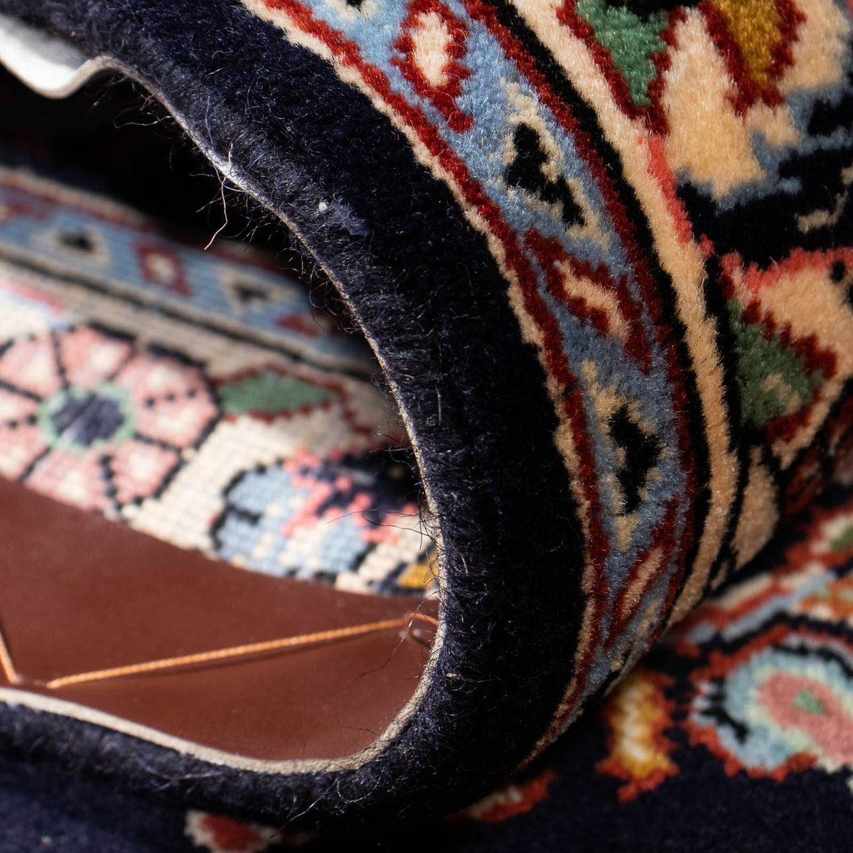 Biegacz Dywan perski - Klasyczny - 212 x 64 cm - ciemnoniebieski