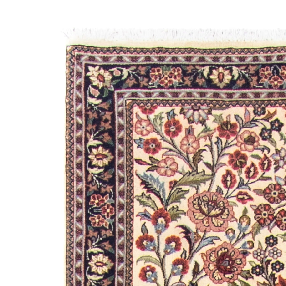 Biegacz Dywan perski - Ghom - 400 x 70 cm - beżowy