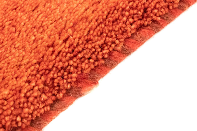 Dywan Gabbeh - perski - 138 x 69 cm - jasna czerwień