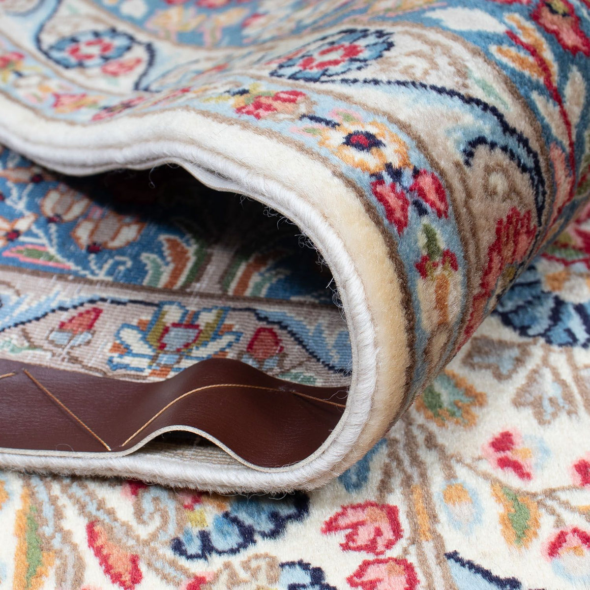 Dywan perski - Ghom - 271 x 232 cm - beżowy