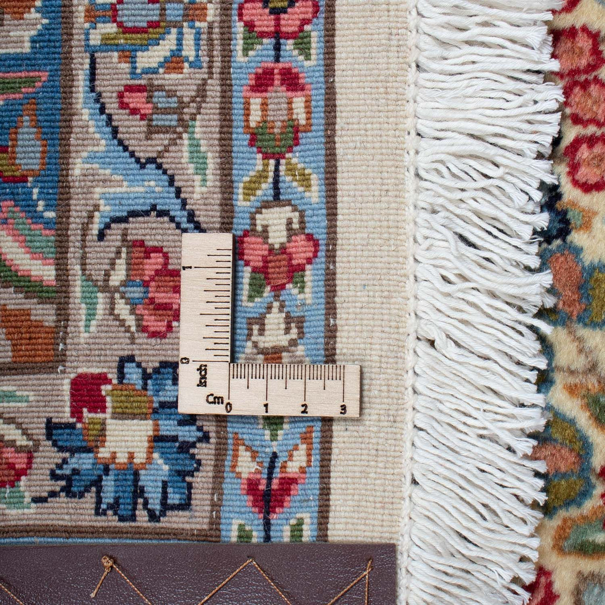 Dywan perski - Ghom - 271 x 232 cm - beżowy