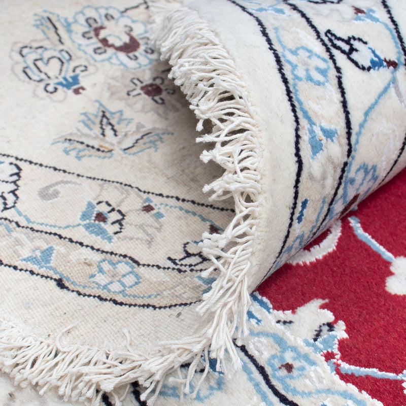 Dywan perski - Nain okrągły  - 300 x 300 cm - ciemna czerwień