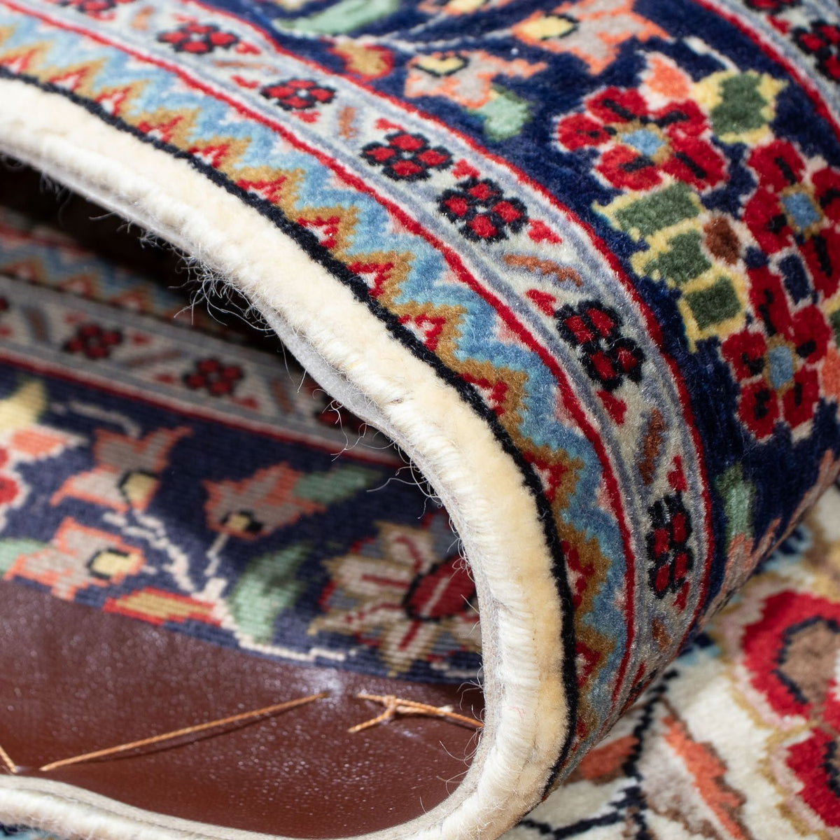 Biegacz Dywan perski - Ghom - 194 x 70 cm - beżowy