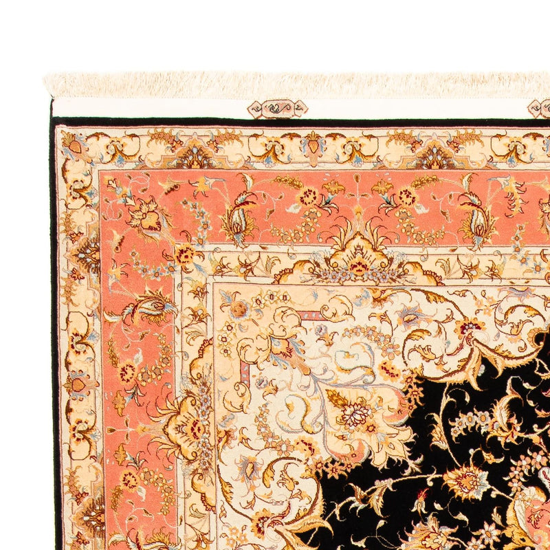 Dywan perski - Tabriz - 297 x 198 cm - ciemnoniebieski