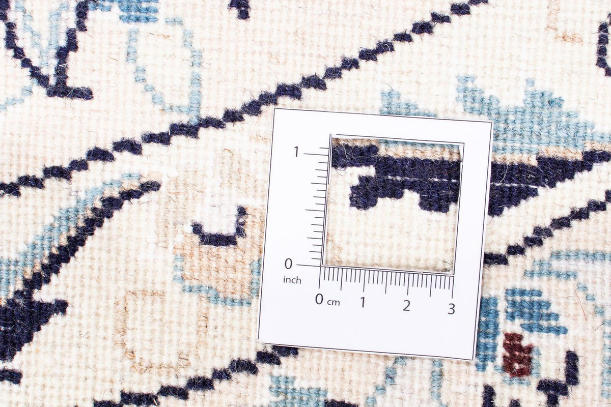 Dywan perski - Nain okrągły  - 252 x 252 cm - ciemna czerwień