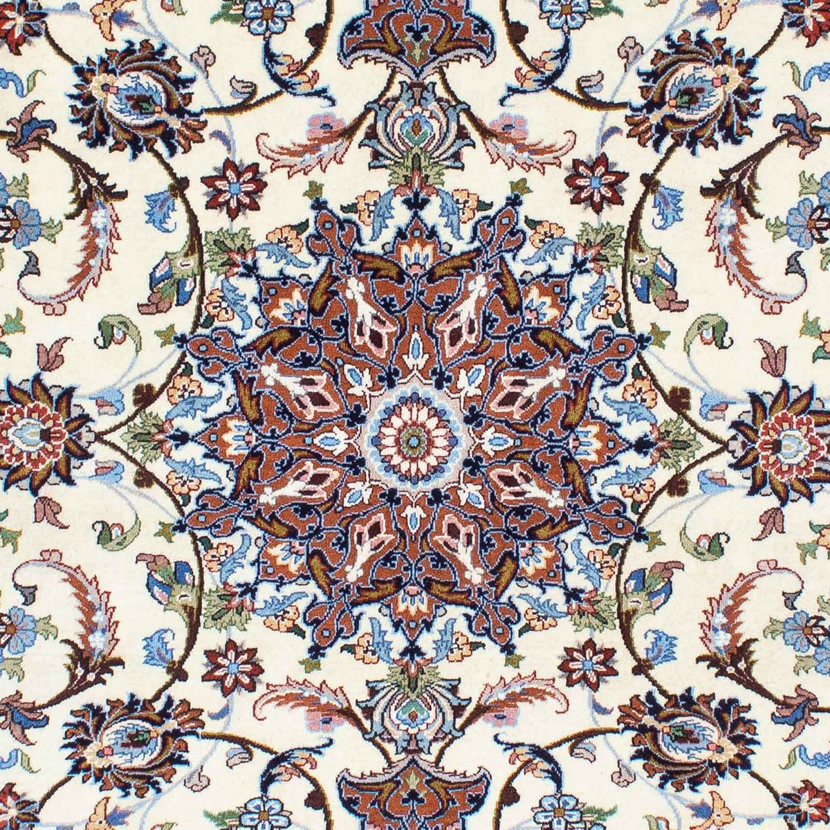 Dywan perski - Ghom - 253 x 180 cm - beżowy