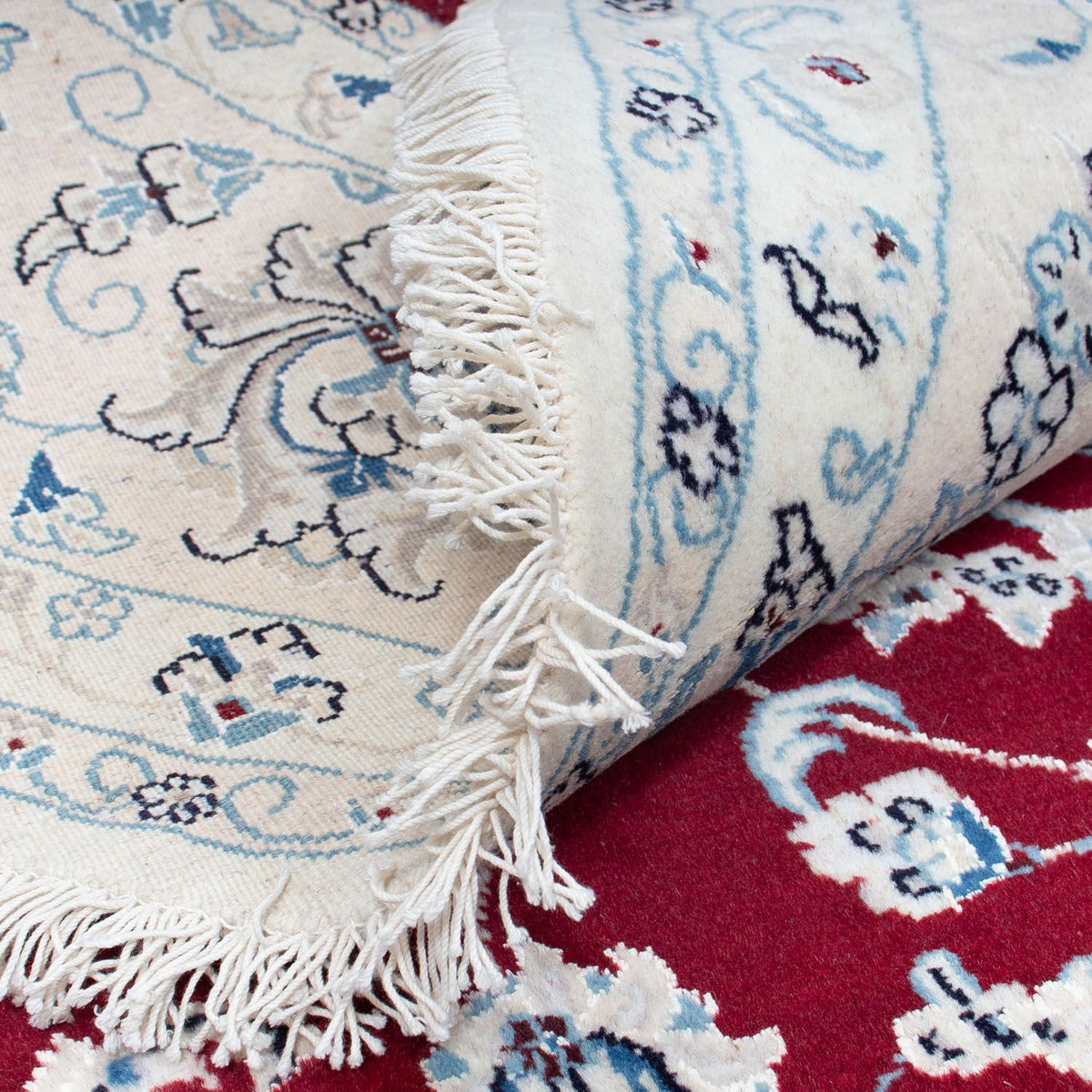 Dywan perski - Nain okrągły  - 300 x 300 cm - ciemna czerwień