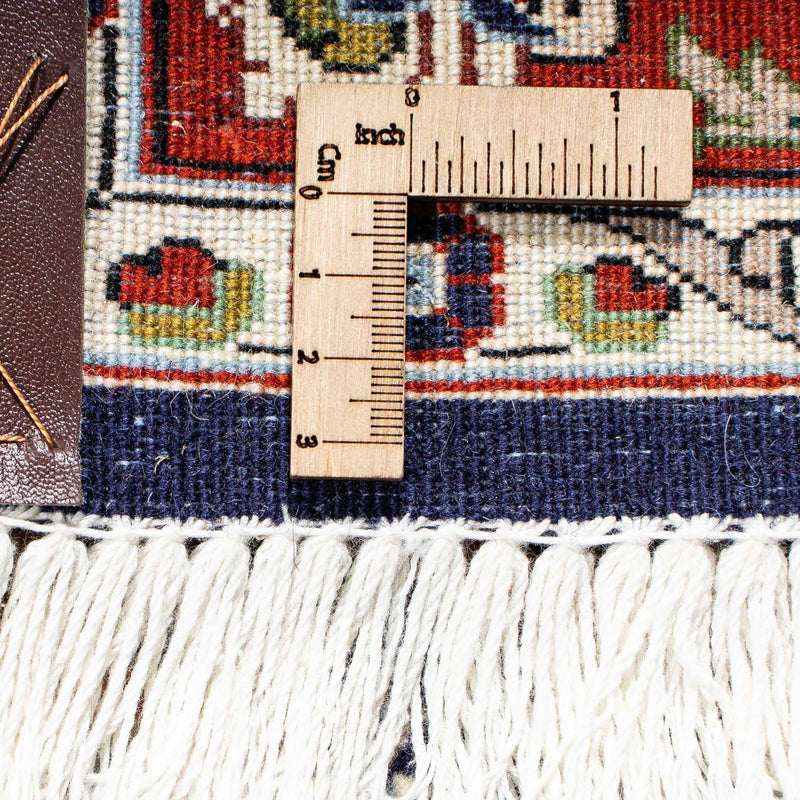 Dywan perski - Ghom - 188 x 135 cm - ciemnoniebieski