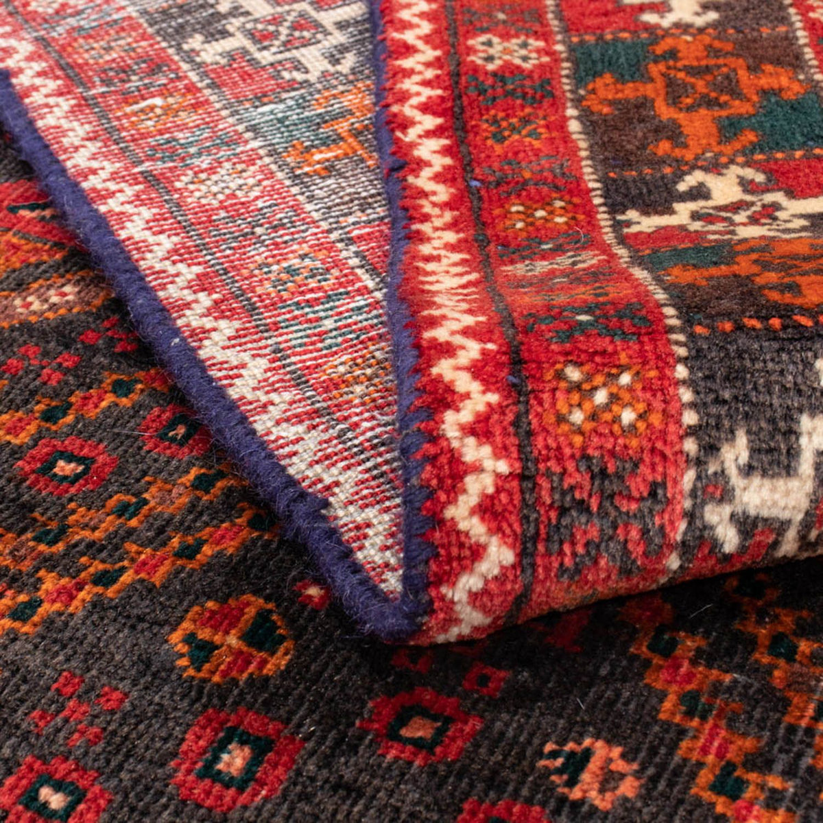 Biegacz Dywan beludżycki - 239 x 111 cm - rdza