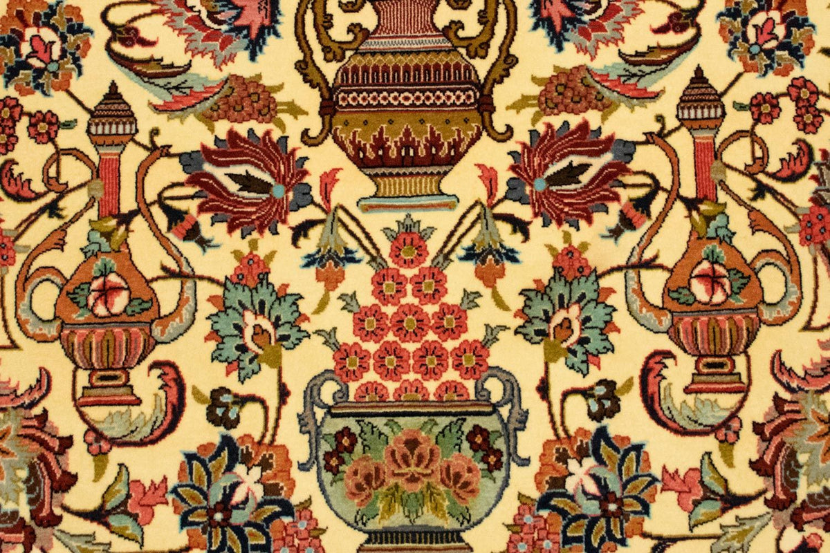 Dywan perski - Ghom - 170 x 104 cm - beżowy