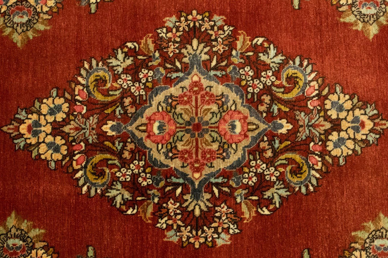 Dywan perski - Ghom - 144 x 100 cm - rdza