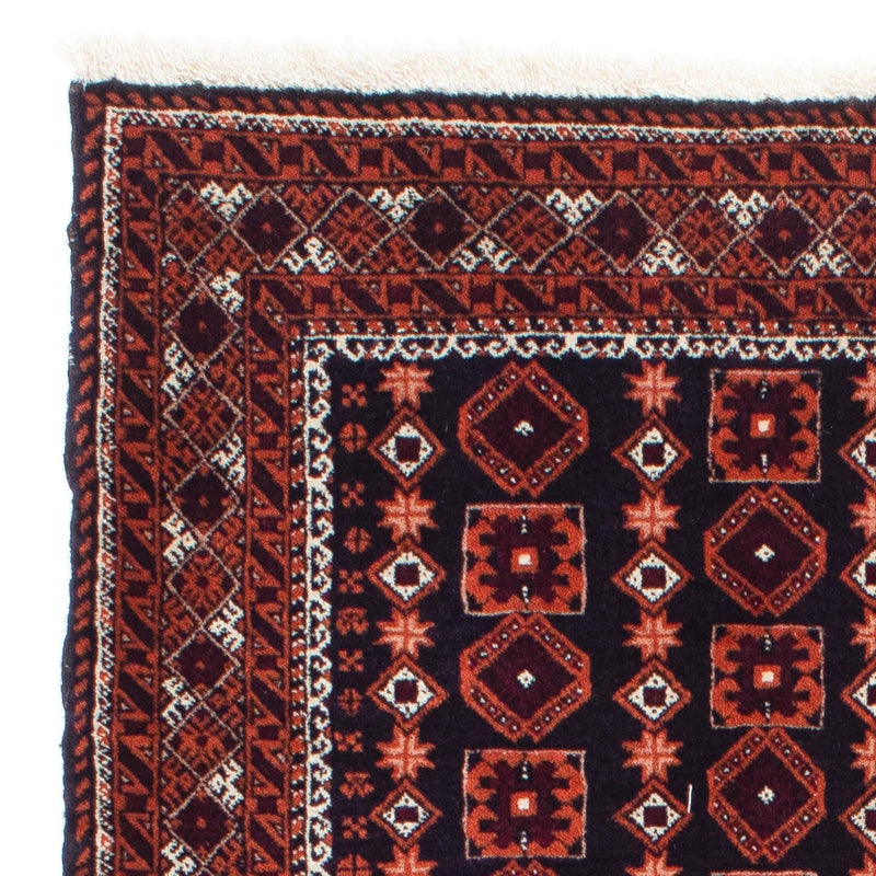 Dywan beludżycki - 150 x 100 cm - ciemnoniebieski